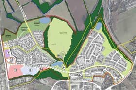 Plan For The Proposed Changes At The Planned Egstow Park Development In Clay Cross