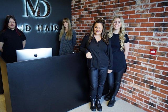 MD Hair, owned by Michelle Dalman, moved into The Glass Yard on Sheffield Road, Chesterfield, from Hasland, in December 2021.