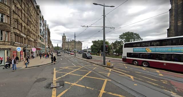 Between South St David Street and East End junction, buses, taxis and bicycles are only able to access the road from 7.30am to 6.30pm each day from July 18 until further notice as part of Edinburgh City Council's Spaces for People scheme. Waverley Bridge is closed - except to cyclists - until further notice.