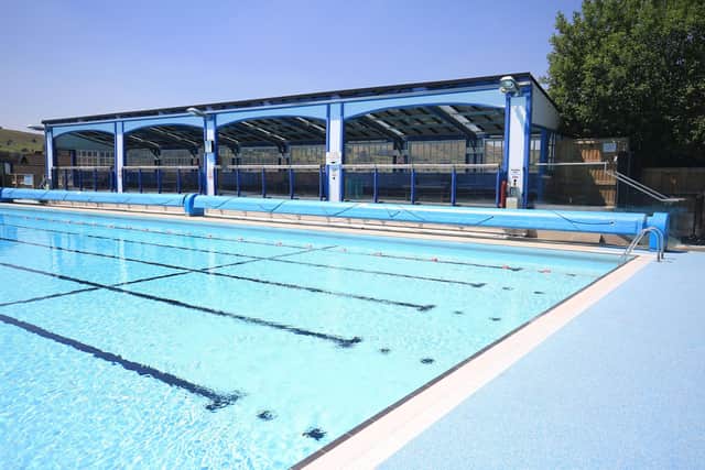 The open air swimming pool is open for bookings following renovation work.