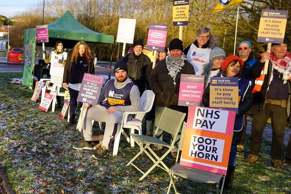 Derbyshire patients are being warned of disruptions on Wednesday and Thursday, as Chesterfield nurses have joined the national strike action.