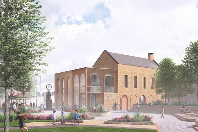 If approved, the new landmark pavilion will sit between the Staveley Miners Welfare building and Staveley High Street as a striking focal point in the heart of the town centre.