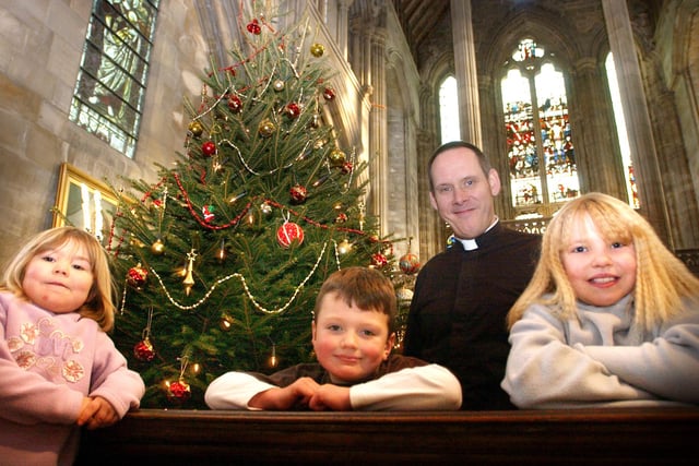 A reminder of the St Hilda's Church Christmas Tree Festival in 2005. Can you spot someone you know?