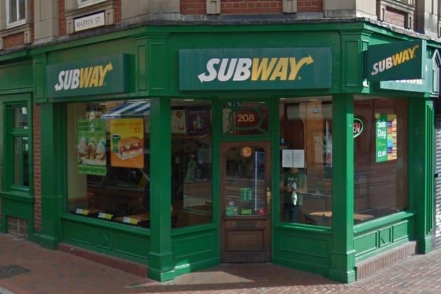 This Subway is taking part.
