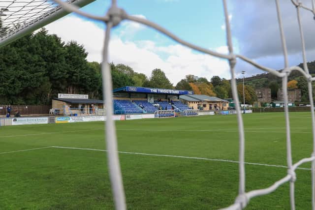 Picture Jez Tighe, Football, BetVictor Northern Premier League, Matlock Town v Ashton United, Proctor Car Stadium, Matlock, UK, 10/10/2020, K.O 15:00 pm
A general view inside The Proctor Cars Stadium : d