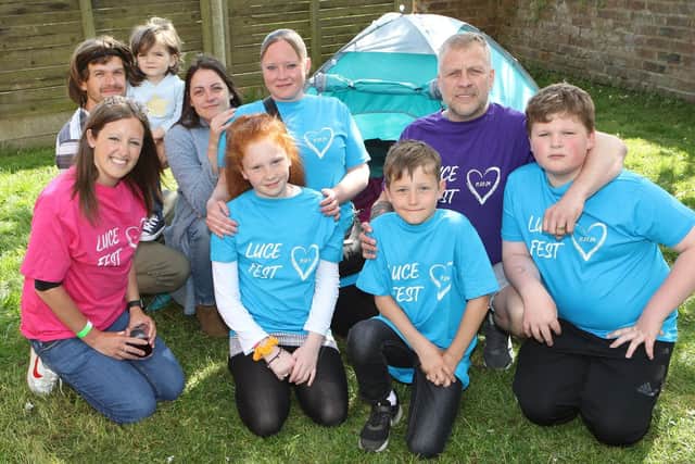 Lucy's family at festival held in her memory. ‘Luce Fest’, a celebration of her life and a fundraiser towards the cost of her funeral, was held on Saturday, April 23 at the Wellington in New Whittington.