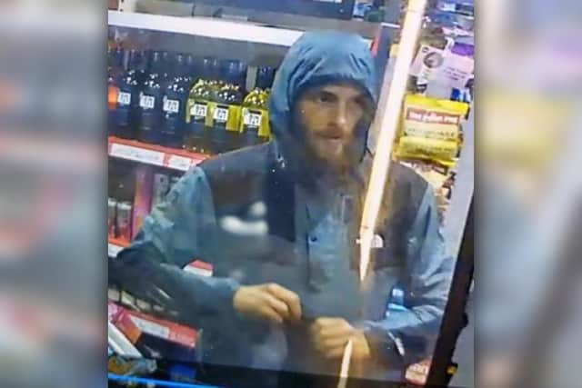 Police would like to speak to this man in connection with an aggravated burglary in Brimington