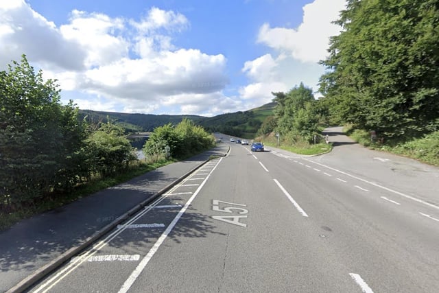 A57 Ladybower (unnamed road section of A57 from Ashopton).
