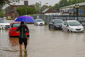 Chesterfield Was Hit Badly By Storm Babet. Picture: Derbyshire Times