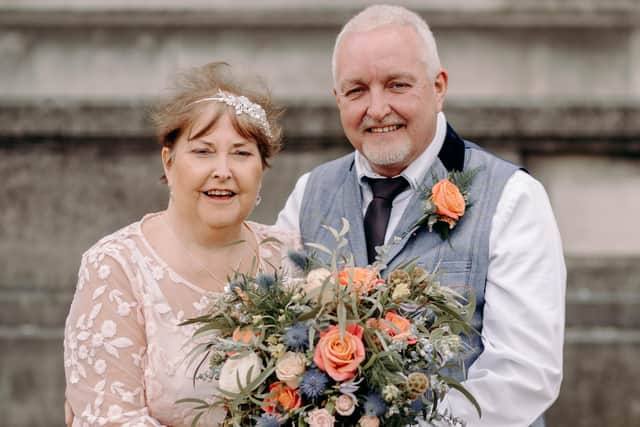 Claire and Craig Sivorn were given help by Ashgate Hospice so their wedding could take place three months earlier than planned.