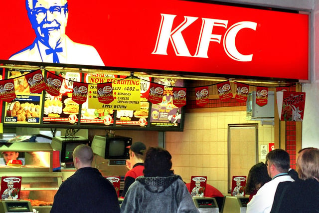 KFC in The Oasis, Meadowhall, February 2000.