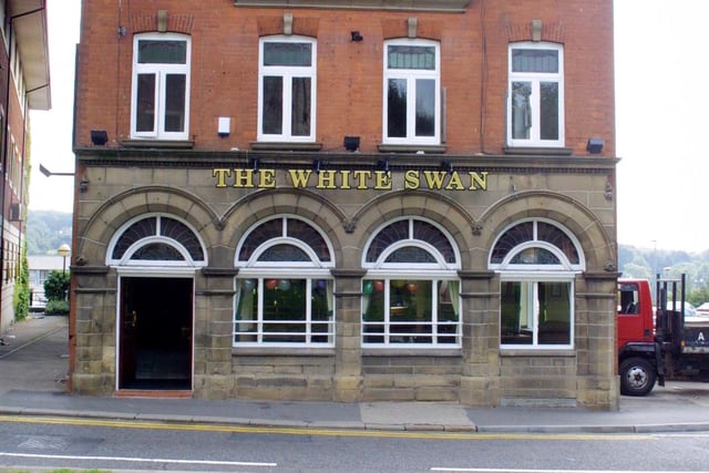 The White Swan, or Mucky Duck as it was affectionately know, sat directly across from the Crooked Spire. It's still a popular haunt for dinkers now, as the Pig and Pump - although there are still echoes if its former name in the stained glass swans in the windows.
