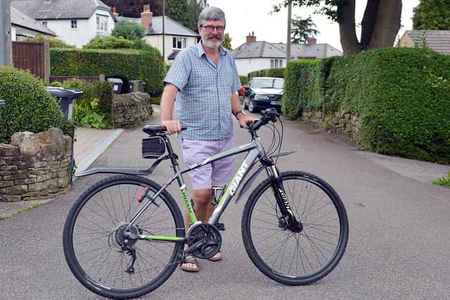 Retired Chesterfield GP Brendan Ryan sees the new cycle path route as a missed opportunity.