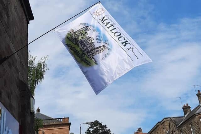 The new flags are intended to emphasise the town's unique character for visitors.