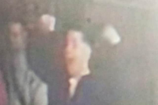 This is the man that officers wish to trace following the incident.