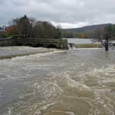 The Lower Derwent at Belper is among the areas subject to a flood alert.