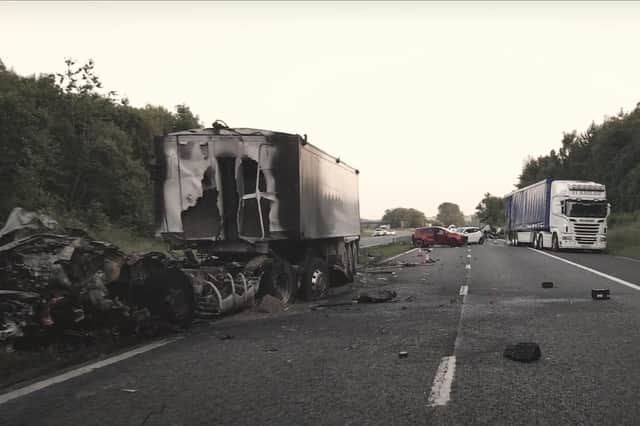 Derbyshire Police shared this video to remind drivers of the damage they can do whilst distracted.