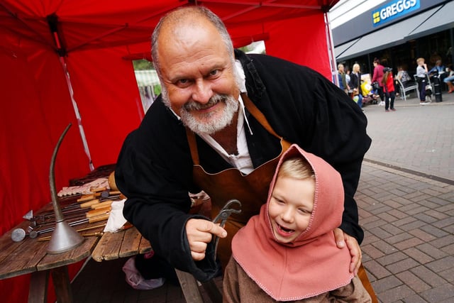 Charlie Cotton visits Kevin Goodman at the medieval surgeon store for a bit of dentistry work