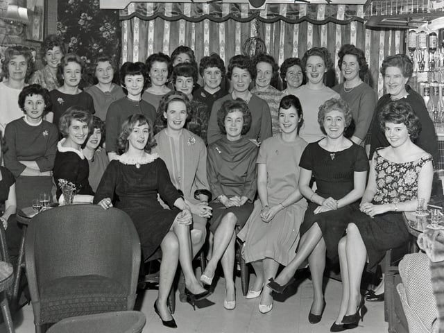 Ripley ladies keep fit party, December 1962.
