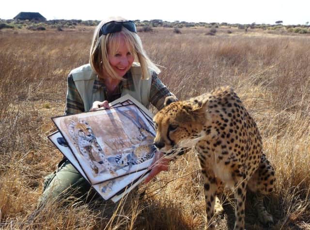 Pollyanna Pickering got up close to big cats and other wild animals during her life as a wildlife artist.