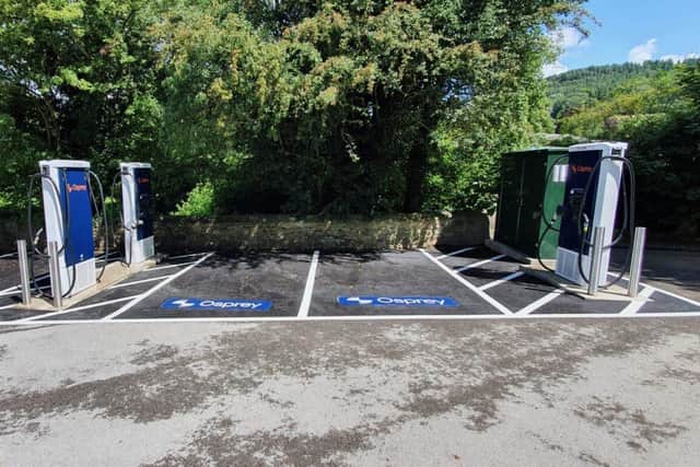 Osprey Charging opens new EV charging site in Rowsley