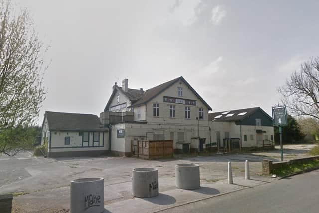 A fire has broken out at the former Telmere Lodge in Winsick, near Chesterfield (pic: Google)