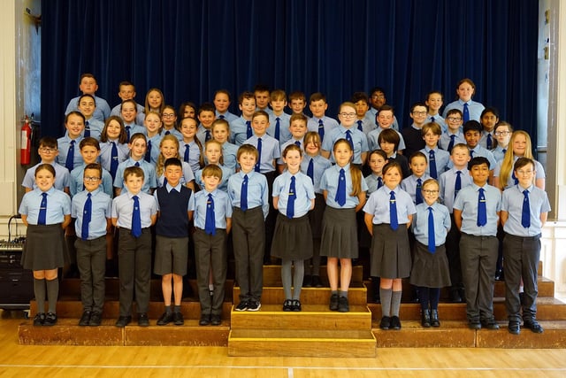 St Mary's Catholic Primary School is waving off these Year 6 pupils as the prepare to head to secondary school