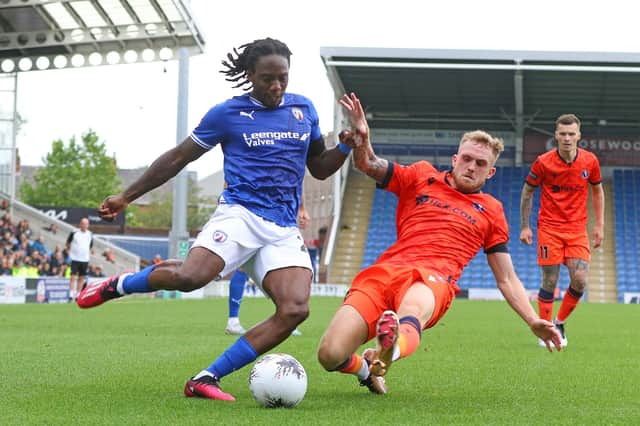 Chesterfield host Kettering Town in the FA Cup on Saturday.