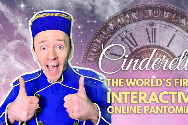 Panto Live presenting Cinderella - 'the world's first interactive online panto