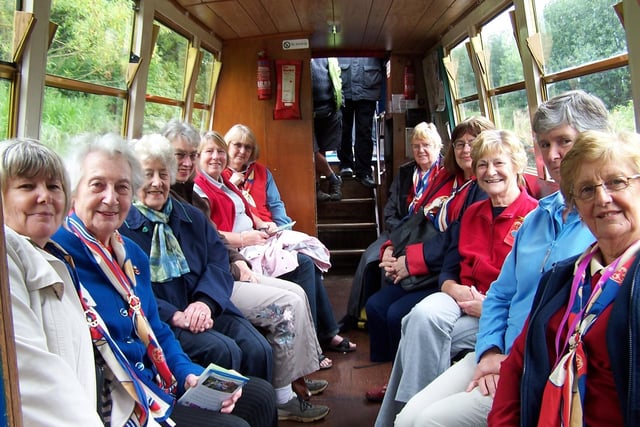 Matlock Trefoil Guild enjoyed a trip along Chesterfield Canal in 2011.