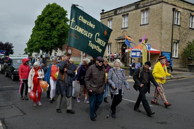 Chesterfield Procession of Witness  in 2019