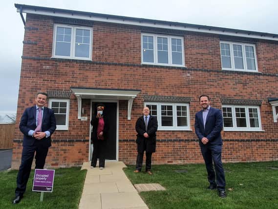 The new affordable homes at Furlong Park in Wheatley