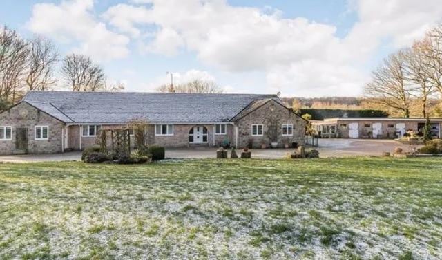 This four-bedroom bungalow at Ashover Road, Old Tupton, near Clay Cross, has additional annex accommodation containing kitchen, lounge, one bedroom and a bathroom.  The garden extends to 1.2 acres and there is approximately 6.5 acres of woodland. Offers of £1,100,000 are invited. Contact Bothams estate agent on 01246 494021.