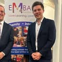 Matt Crawford, of Embark Federation, is pictured with L.E.A.D. IT Services' Lee Jepson (right)