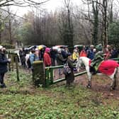 Save Farley Moor Wood Campaigners Turned Out In Force In Opposition To The Holiday Park Scheme, Near Matlock