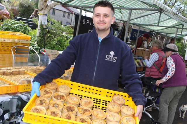 A showcase of makers, bakers and creators across the Peak District - Tideswell Food Festival returns to the village on Saturday, May 13.

The free event - ran from 10am until 4pm - will celebrate the best of local food and art with live music throughout the day.


Pictured is Matt Campbell of Derbyshire Pie & Co stocking up his stall.