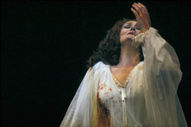 Joan Sutherland in The Met Opera's production of Lucia di Lammermoor.