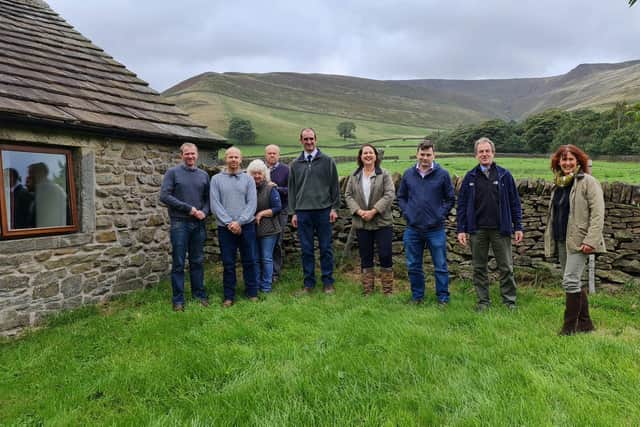 Hope Valley Farmers host farm visit with Farming Minister Victoria Prentis at Edale.
