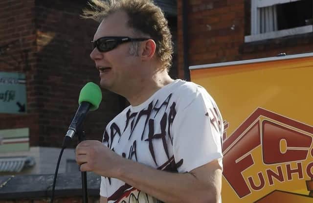 Spiky Mike will compere the outdoor comedy show at Bar One, Derby on August 24, 2023.