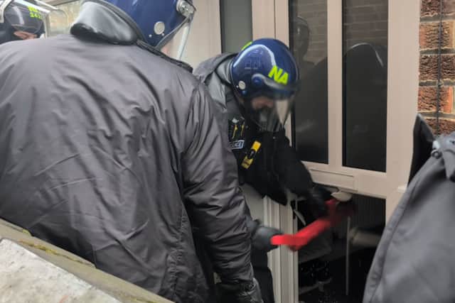 Drugs and weapons seized as police raid homes across Derbyshire