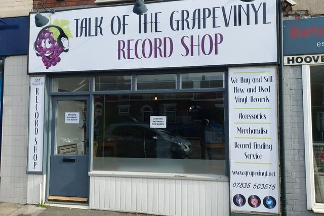 Andrew Pitchford has opened a new record store, Talk of the Grapevinyl, on Sheffield Road, Whittington Moor.