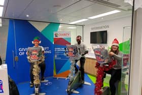 Money raised by the festive cycle challenge will contribute to providing furniture and equipment to support activities and mindfulness in the Health and Wellbeing Hub for NHS workers.