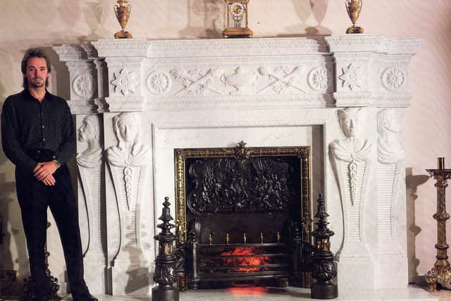 Roger Pearson's ornate fire surrounds were in demand from elite clients around the world. (Photo: Contributed)