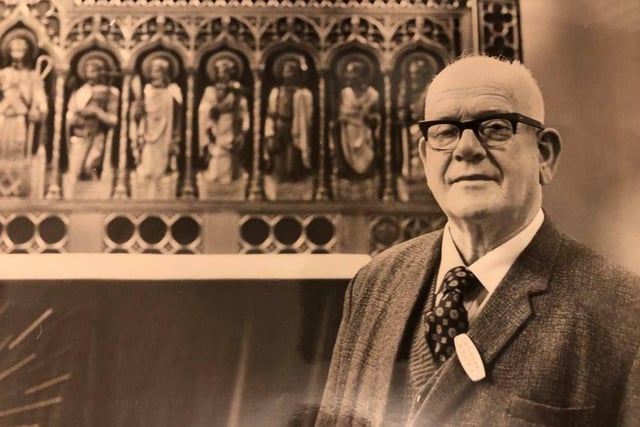 Cathedral Guide Charlie Parkin pictured in October 1984