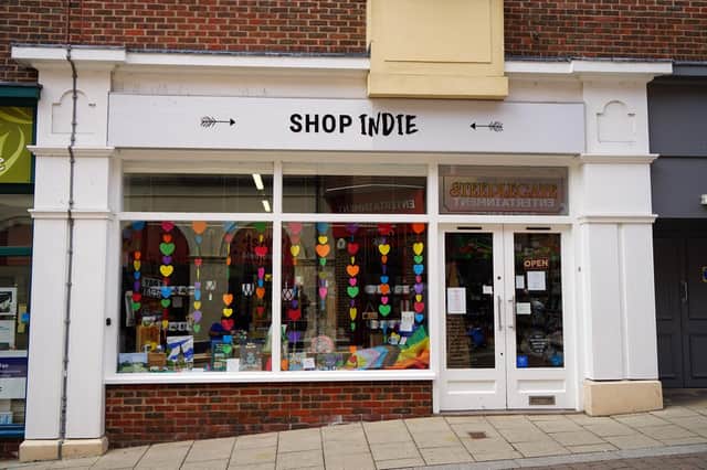 Shop Indie, Vicar Lane Chesterfield.