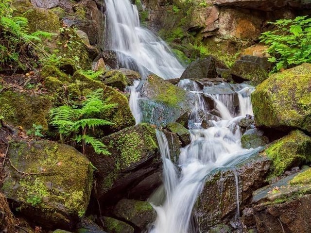 Lumsdale Falls can be found to the north-east of Matlock - and should be high on your list if you find yourself in the area.