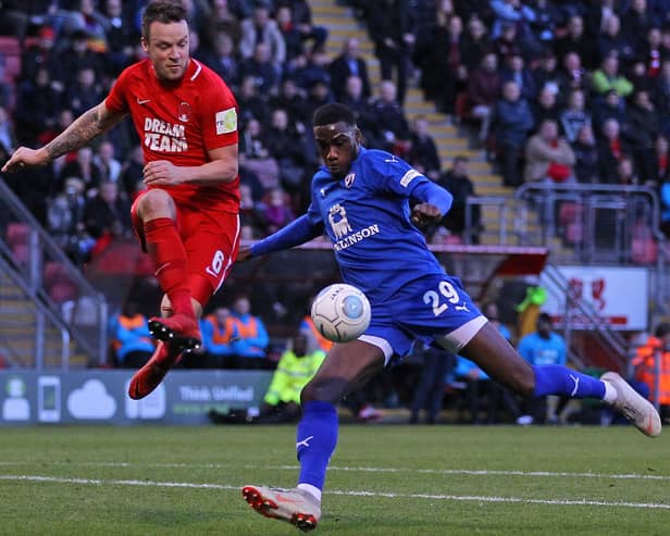 Levi Amantchi has not been offered a new contract by Chesterfield.