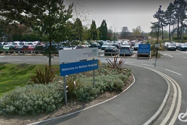 Walton Hospital in Chesterfield is set to become a Covid vaccination hub. Photo: Google Earth