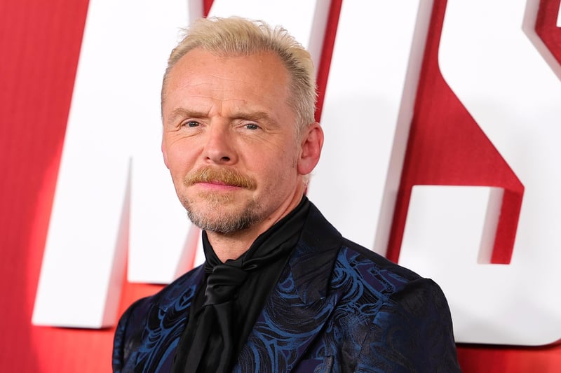 Simon Pegg shared an Instagram photo with co-stars in Bakewell over the weekend. (Photo: Theo Wargo/Getty Images)