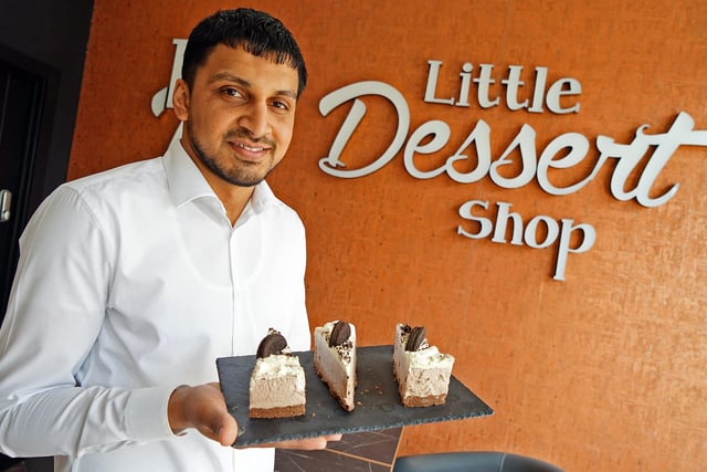 Chesterfield Little Dessert Shop first look. Store manager Kamram Mohammad.